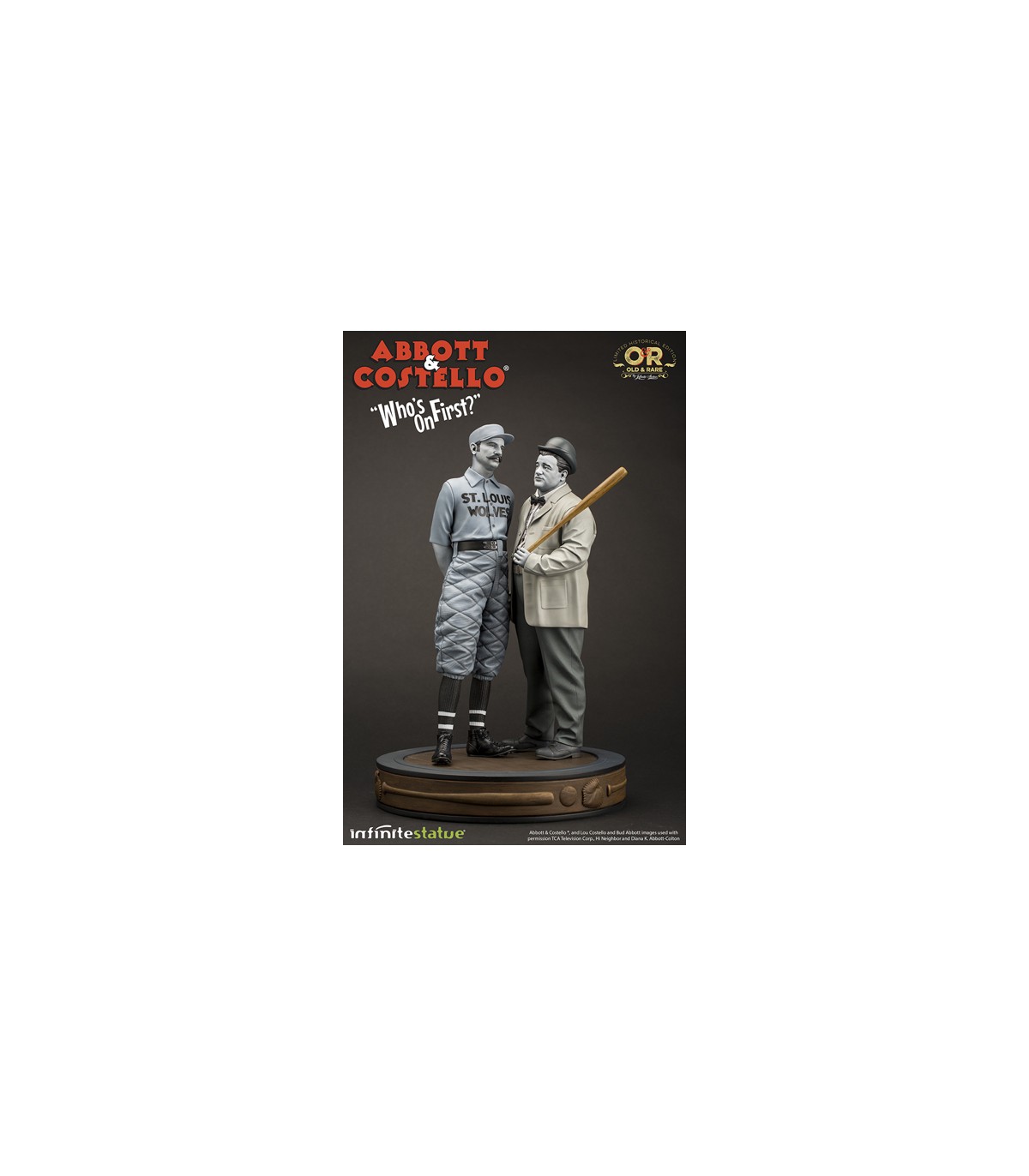 Abbot&costello Old&rare 1/6 Resin Statue