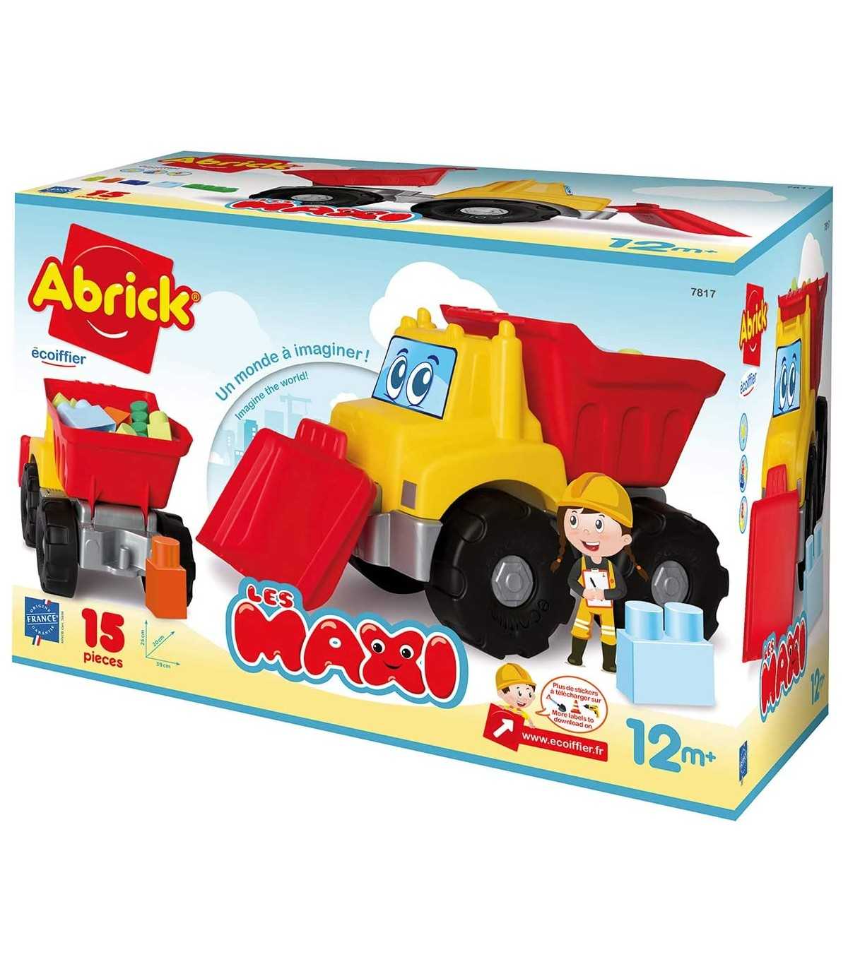 Abrick - Les Maxi: Camion con Rimorchio (15 Pezzi)