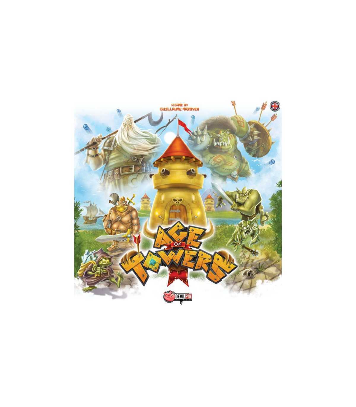 Age of Towers - Gioco da Tavolo di Strategia Fantasy | Difendi la tua Città da Mostri | 1-4 Giocatori | 90 Minuti di Divertimen