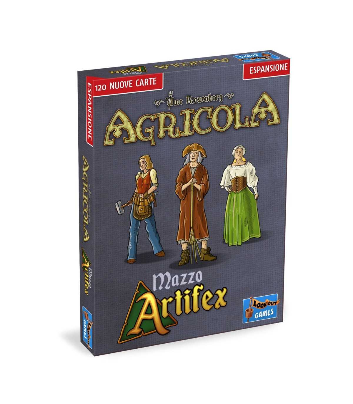 Agricola: Mazzo Artifex - Espansione Strategica con 120 Nuove Carte per 1-4 Giocatori, di Uwe Rosenberg, Voto GYF 9