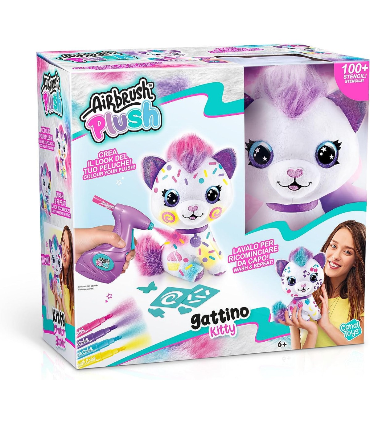 AIRBRUSH PLUSH GATTINO