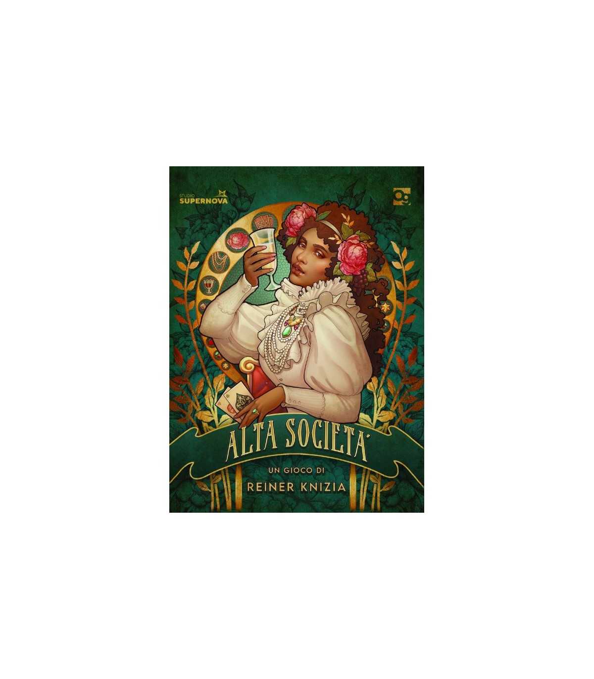 Alta Società - Gioco di Aste Strategico Deluxe per 3-5 Giocatori di Reiner Knizia, 40 Minuti di Divertimento!