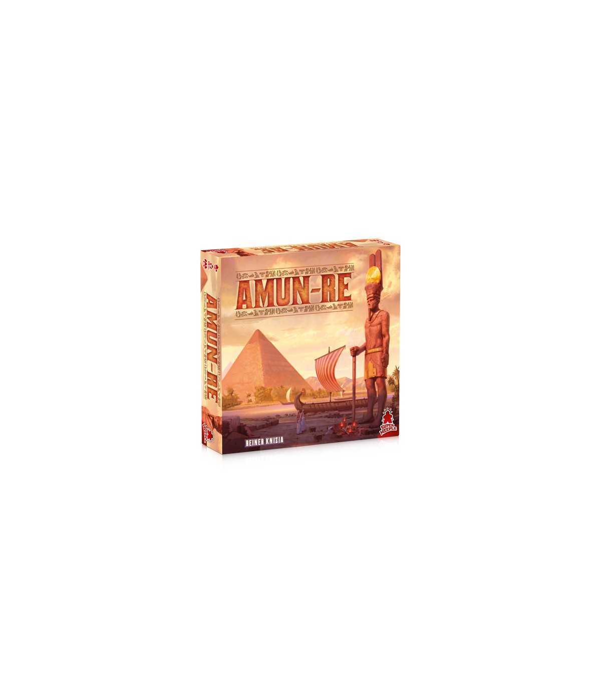 Amun-Re - Gioco di Strategia Antico Egitto di Reiner Knizia, Aste e Controllo Territorio, 3-5 Giocatori, 90 Minuti - Dv Giochi