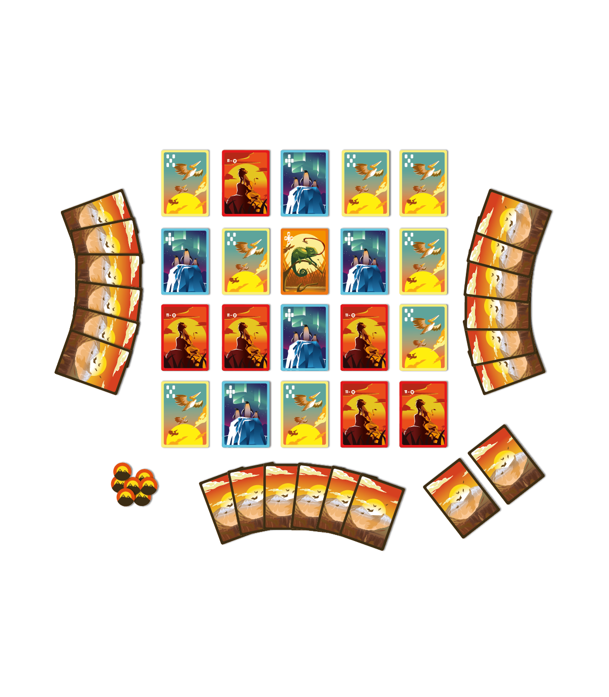 Animix - Gioco di Carte Strategico per Famiglie, 2-6 Giocatori, 10 Minuti di Divertimento per Tutte le Età - Oliphante