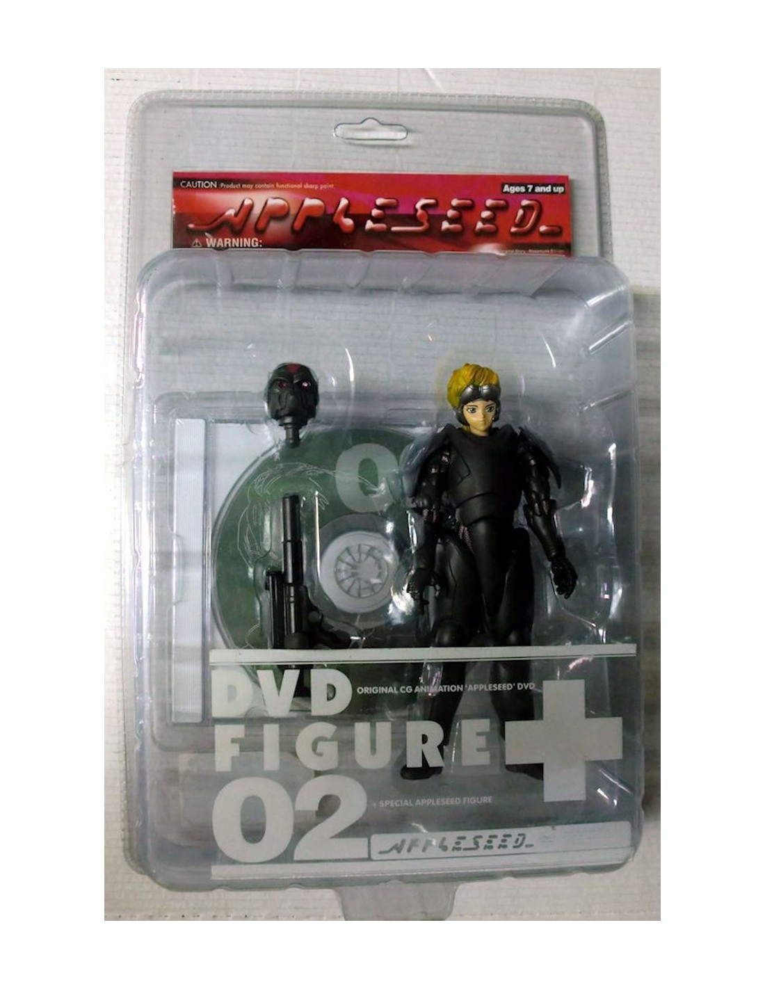 APPLESEED ACTION FIGURE DUNAN NUT DVD ANIMATION MANGA 02 2 ORC NEW IN BLISTER