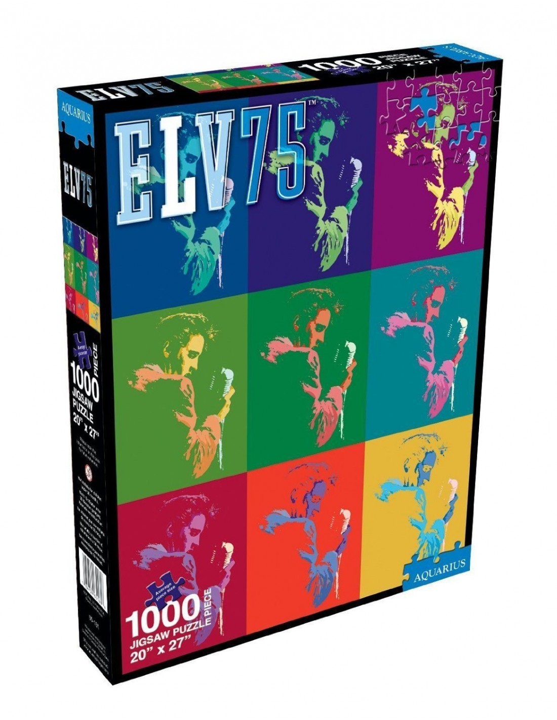 AQUARIUS ELVIS PRESLEY 75TH ANNIVERSARY PUZZLE 1000 NEW COLLAGE