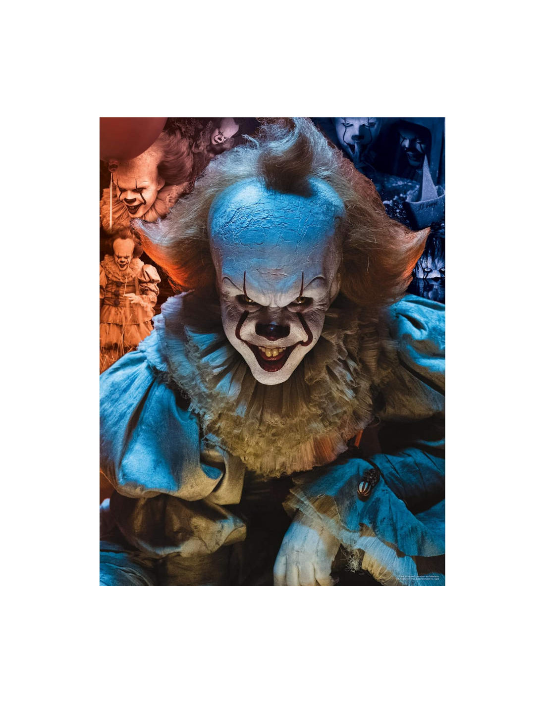 AQUARIUS JIGSAW COFFIN PUZZLE 500 PEZZI PCS - IT PENNIWYSE 35x48 cm NEW NUOVO