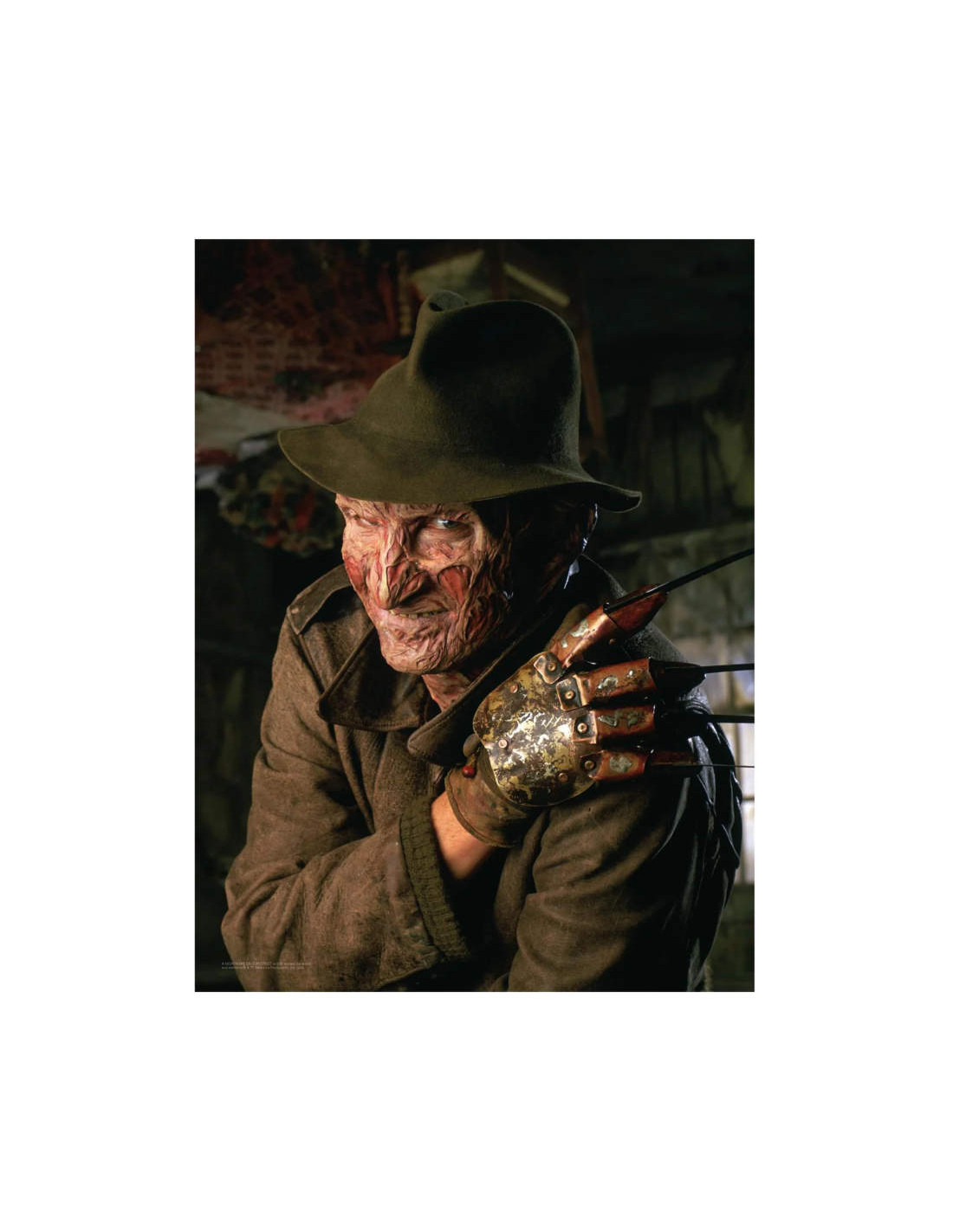 AQUARIUS JIGSAW COFFIN PUZZLE 500 PEZZI PCS - NIGHTMARE ON ELM STREET 35x48 cm NEW NUOVO