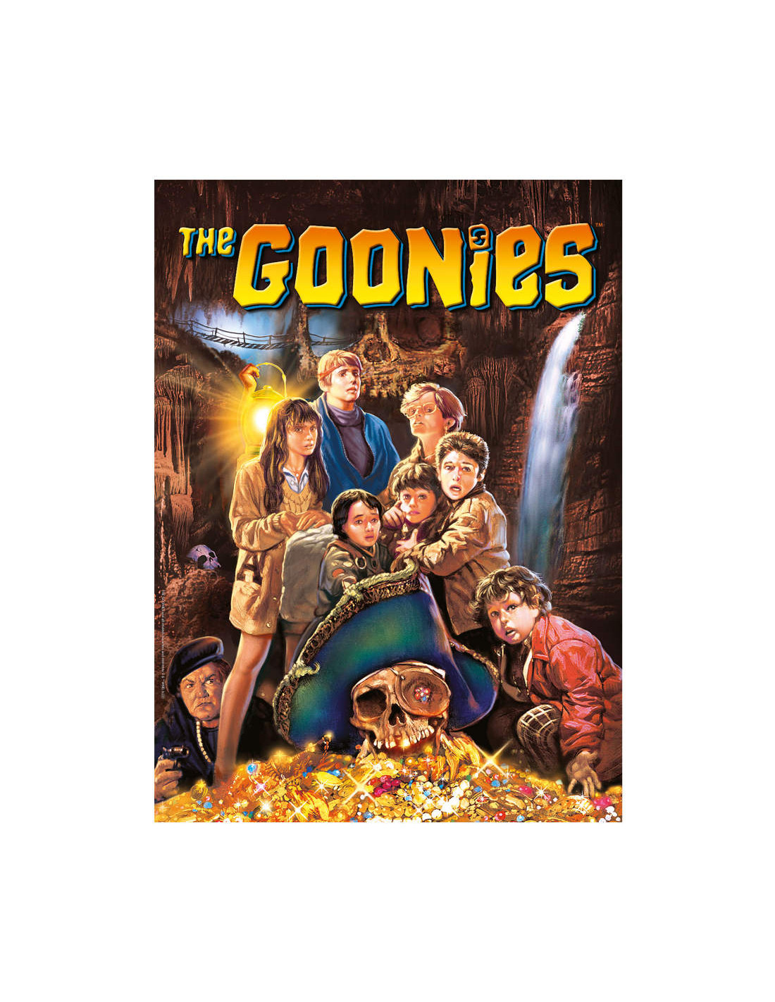 AQUARIUS JIGSAW VERTICAL PUZZLE 500 PEZZI PCS - THE GOONIES 35x48 cm NEW NUOVO