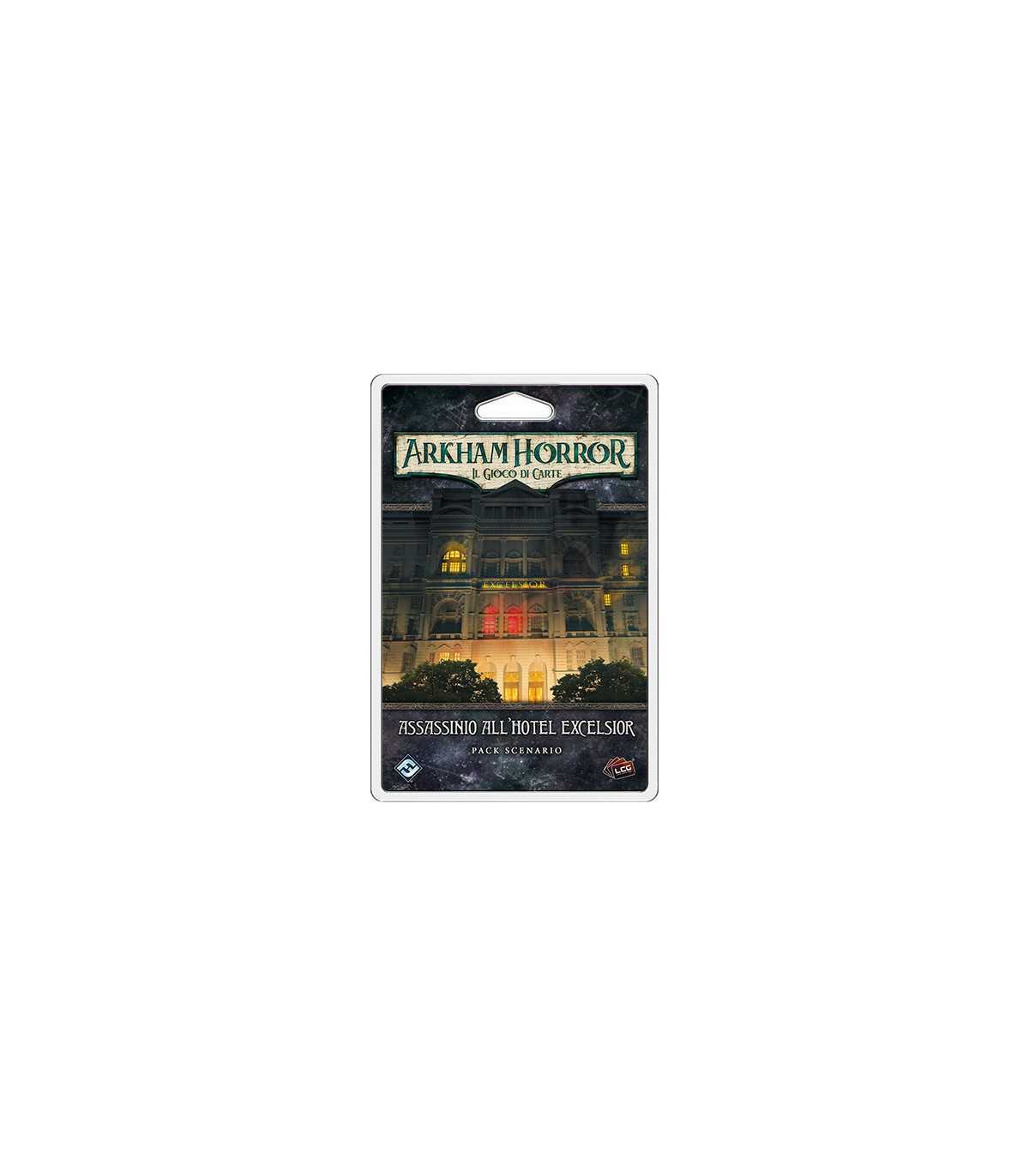 Arkham Horror LCG: Assassinio all'Hotel Excelsior - Gioco da Tavolo Cooperativo per 1-4 Giocatori, Voto GYF 8.2, Espansione