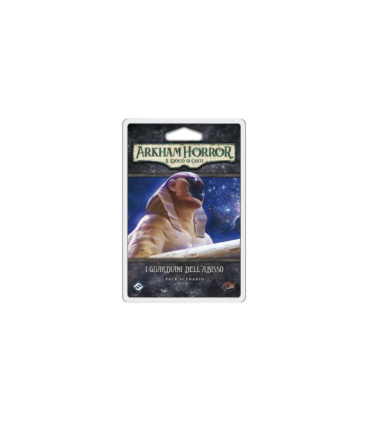 Arkham Horror LCG: I Guardiani dell'Abisso - Espansione 78 Carte, Gioco Cooperativo per 1-4 Giocatori, Avventure Lovecraftiane