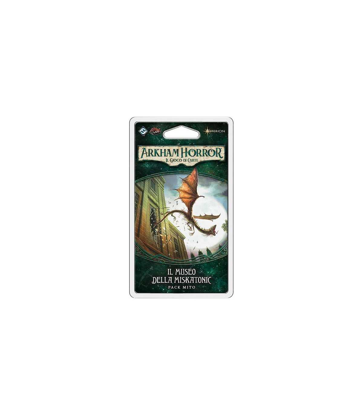 Arkham Horror LCG: Il Museo della Miskatonic - Espansione Cooperativa per 1-4 Giocatori, Avventura Horror e Deckbuilding - 120 M