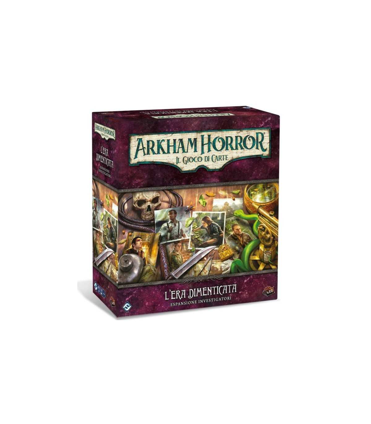 Arkham Horror LCG: L'Era Dimenticata - Espansione Investigatori | Avventura Cooperativa per 1-2 Giocatori, Durata 120 Minuti