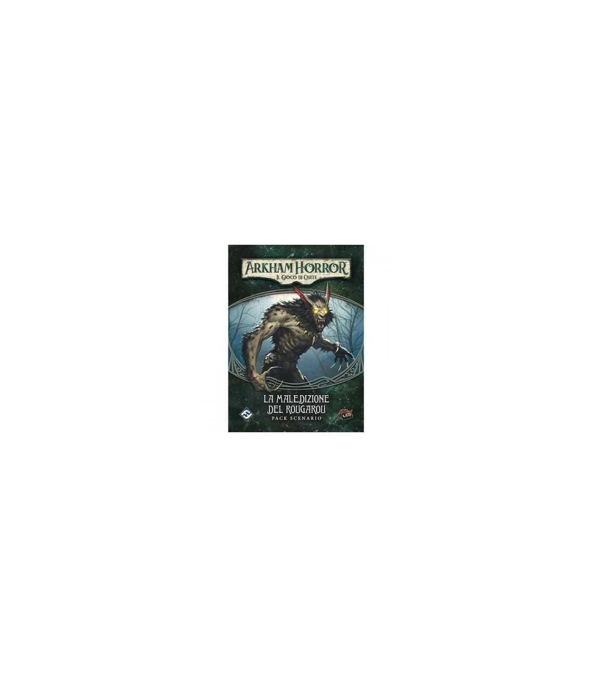 Arkham Horror LCG: La Maledizione dei Rougarou - Espansione Cooperativa per 1-4 Giocatori, Avventura Lovecraftiana a New Orleans