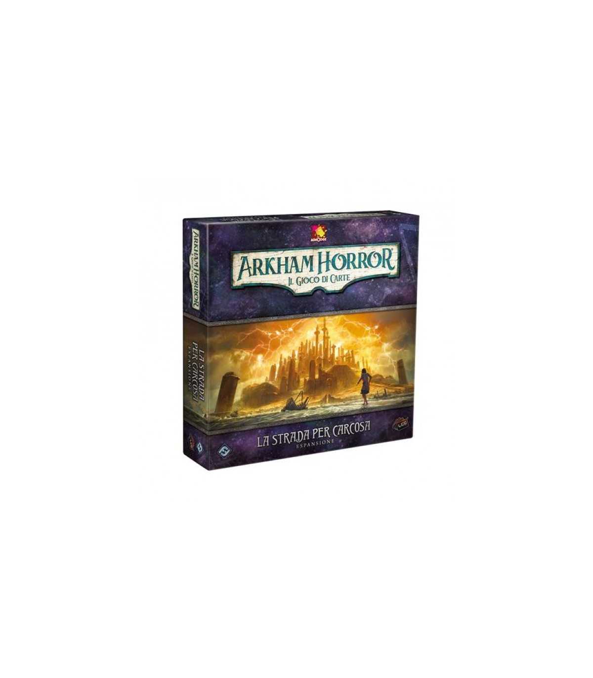 Arkham Horror LCG: La Strada per Carcosa - Espansione Deluxe di Mistero e Follia, 1-2 Giocatori, Italiano, 120 Minuti