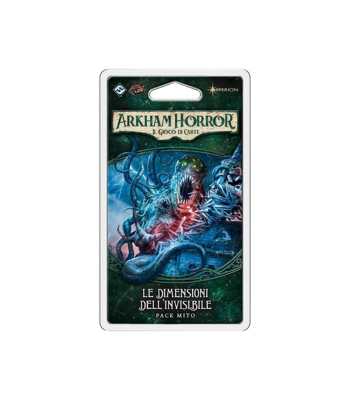 Arkham Horror LCG: Le Dimensioni dell'Invisibile – Pacchetto Mito The Dunwich Legacy, Gioco Cooperativo 1-4 Giocatori, Horror