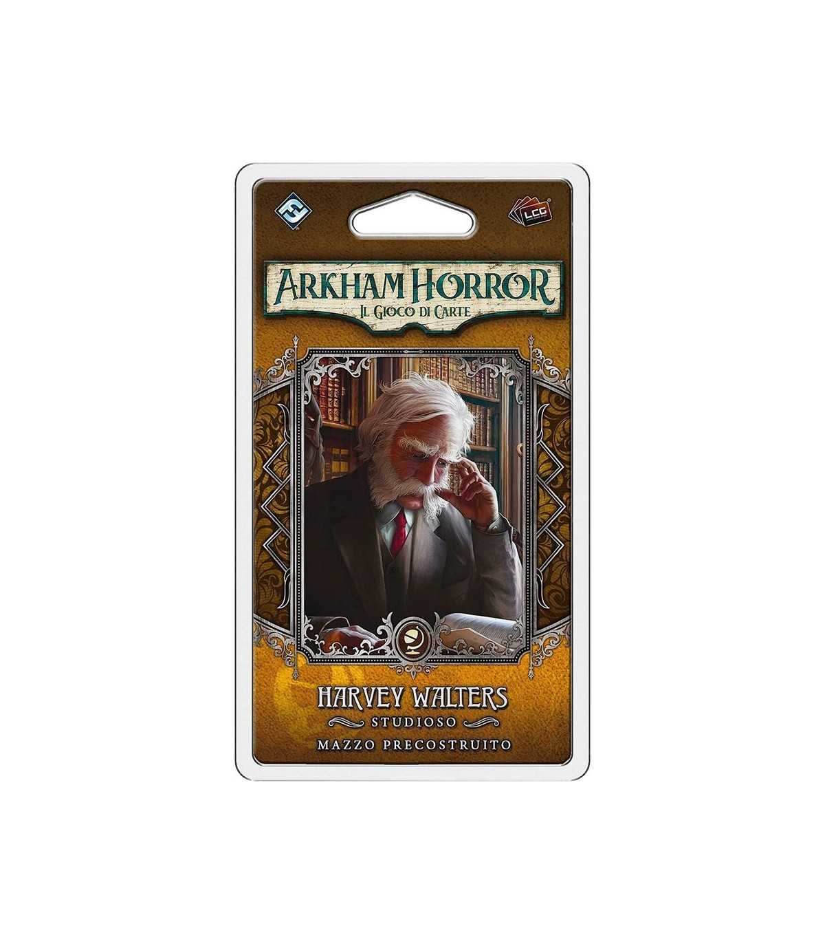 Arkham Horror LCG: Mazzo Investigatore Harvey Walters - Gioco Cooperativo, 1-2 Giocatori, 120 Min, Italiano, Espansione 2020
