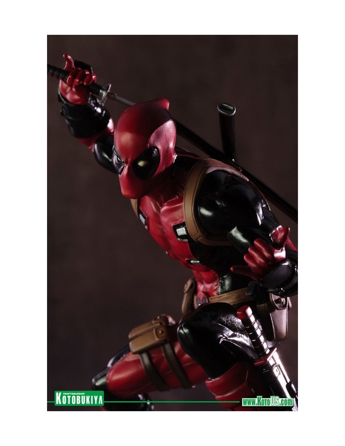 ARTFX KOTOBUKIYA X MEN MARVEL NOW DEADPOOL RED PVC STATUE NEW!!