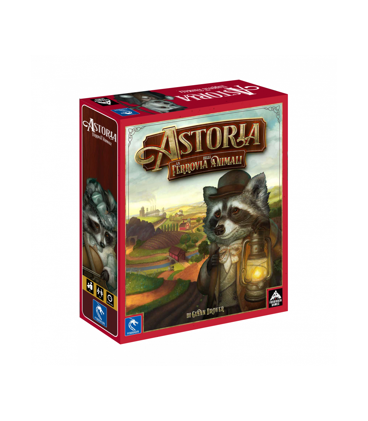 Astoria - La Ferrovia degli Animali: Gioco da Tavolo Strategico per 2-5 Giocatori, Avventura Economica e Commercio!