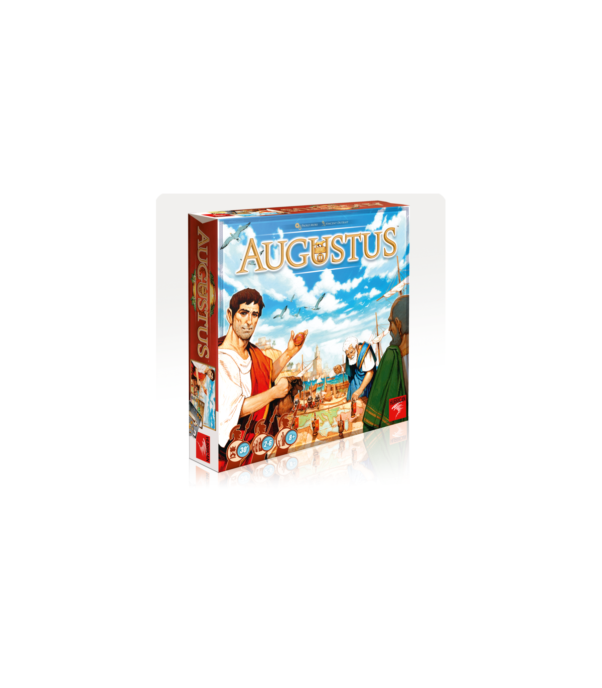 Augustus - Gioco di Strategia per 2-6 Giocatori | Diventa Console nell'Impero Romano | Intrighi e Battaglie in 30 Minuti