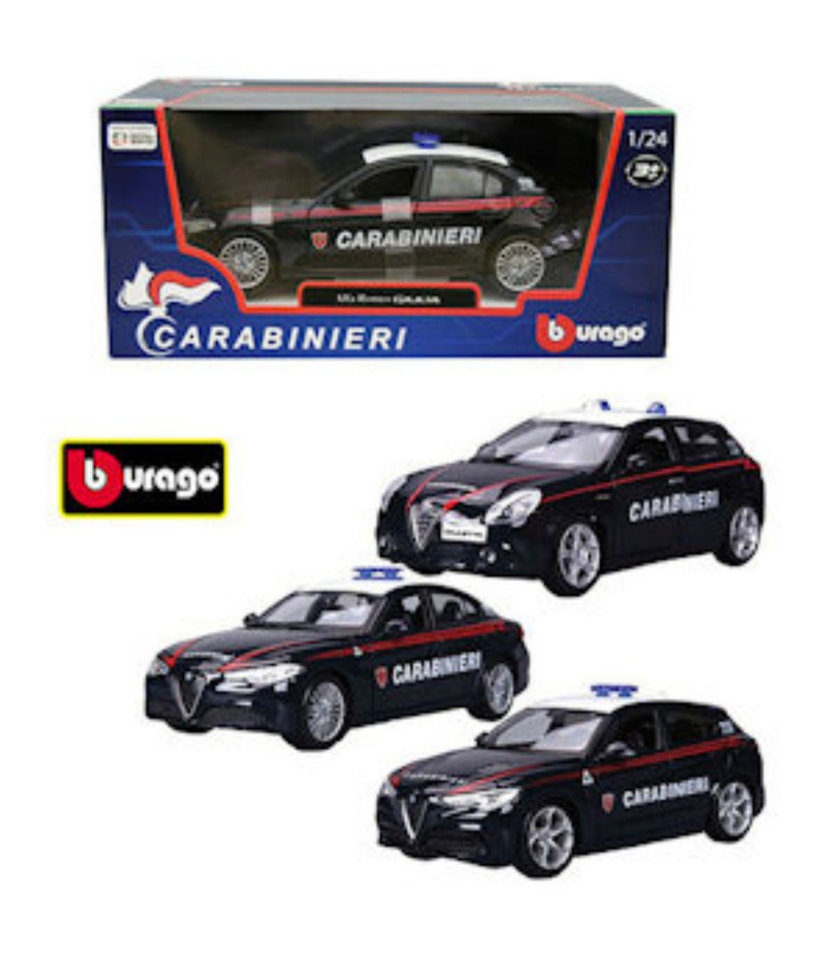 AUTO BURAGO CARABINIERI - 1:24