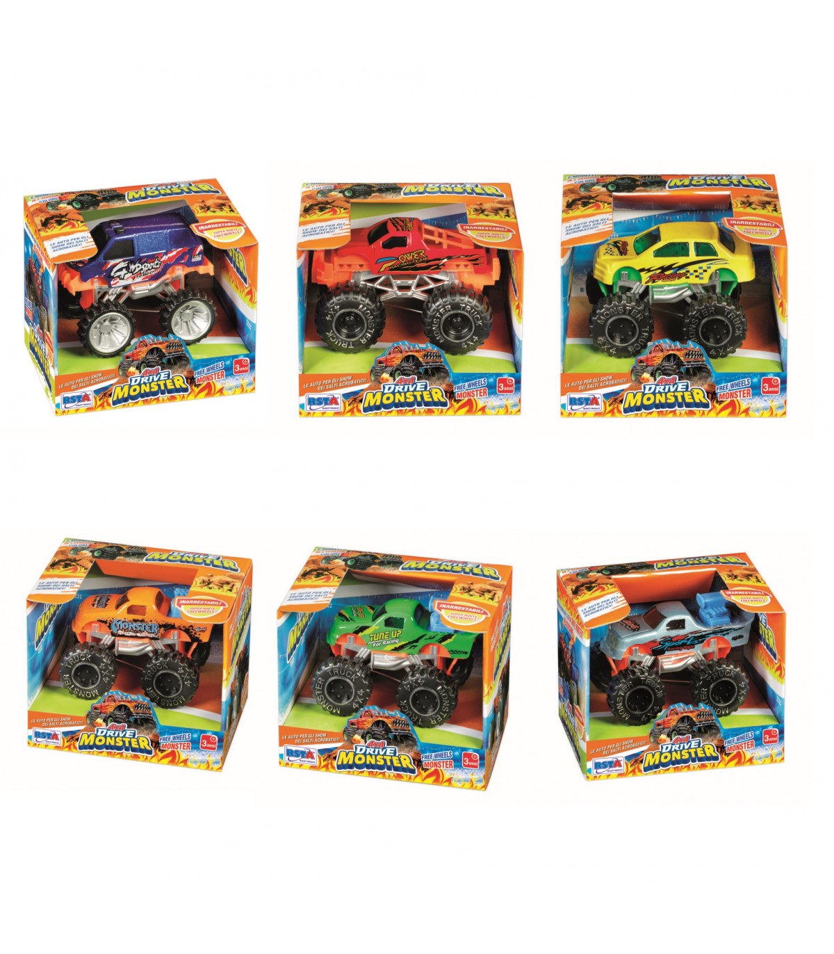 Auto die cast drive monster