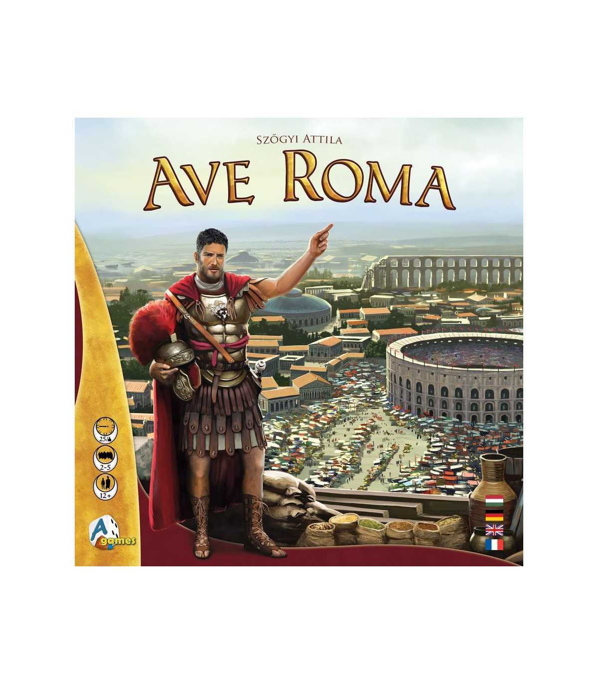 Ave Roma - Gioco da Tavolo di Piazzamento Lavoratori - Strategia e Risorse nell'Antico Impero Romano - 2-5 Giocatori