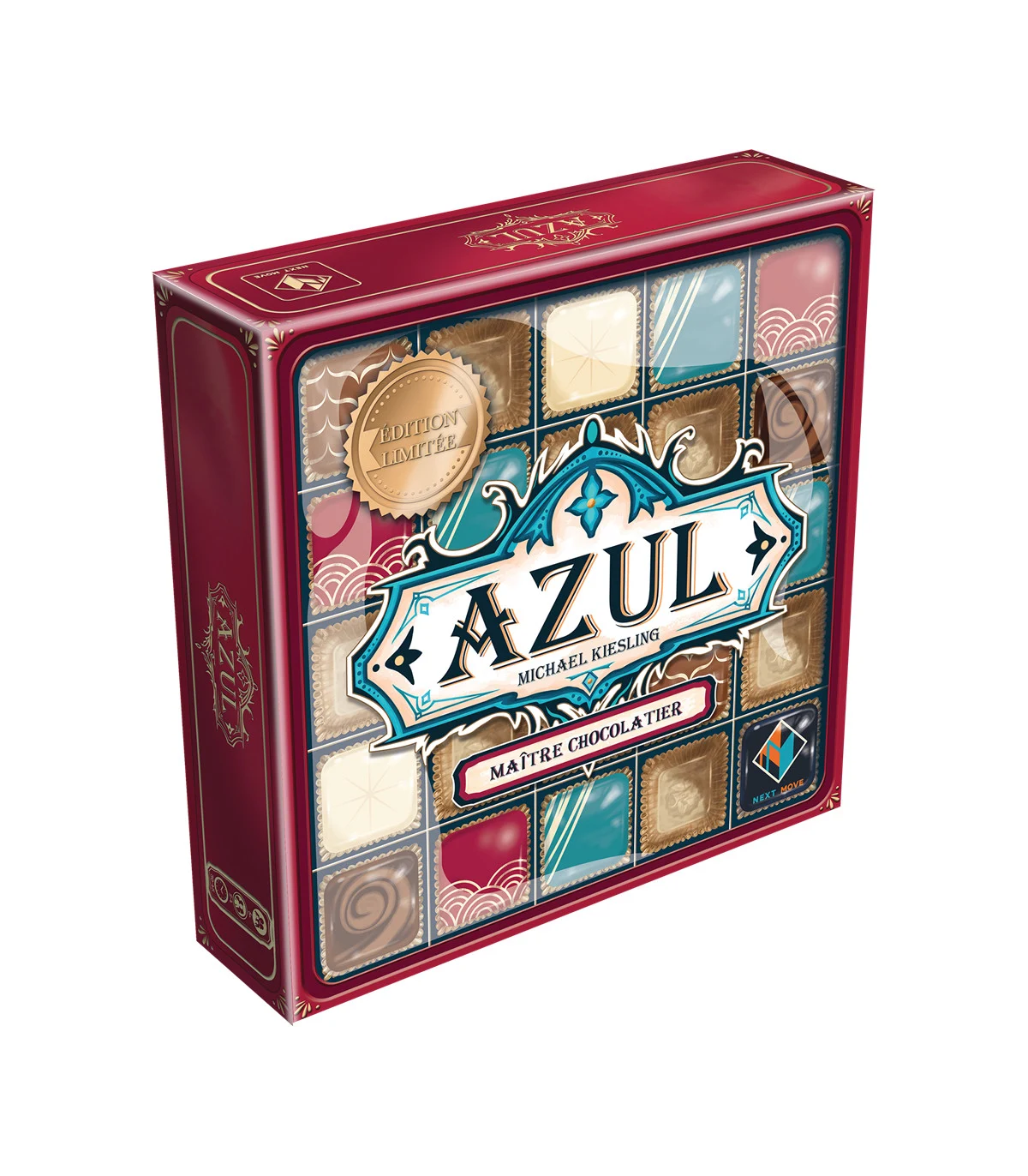 Azul - Maître Chocolatier | Gioco da Tavolo di Michael Kiesling per 2-4 Giocatori, 45 Minuti di Strategia e Divertimento