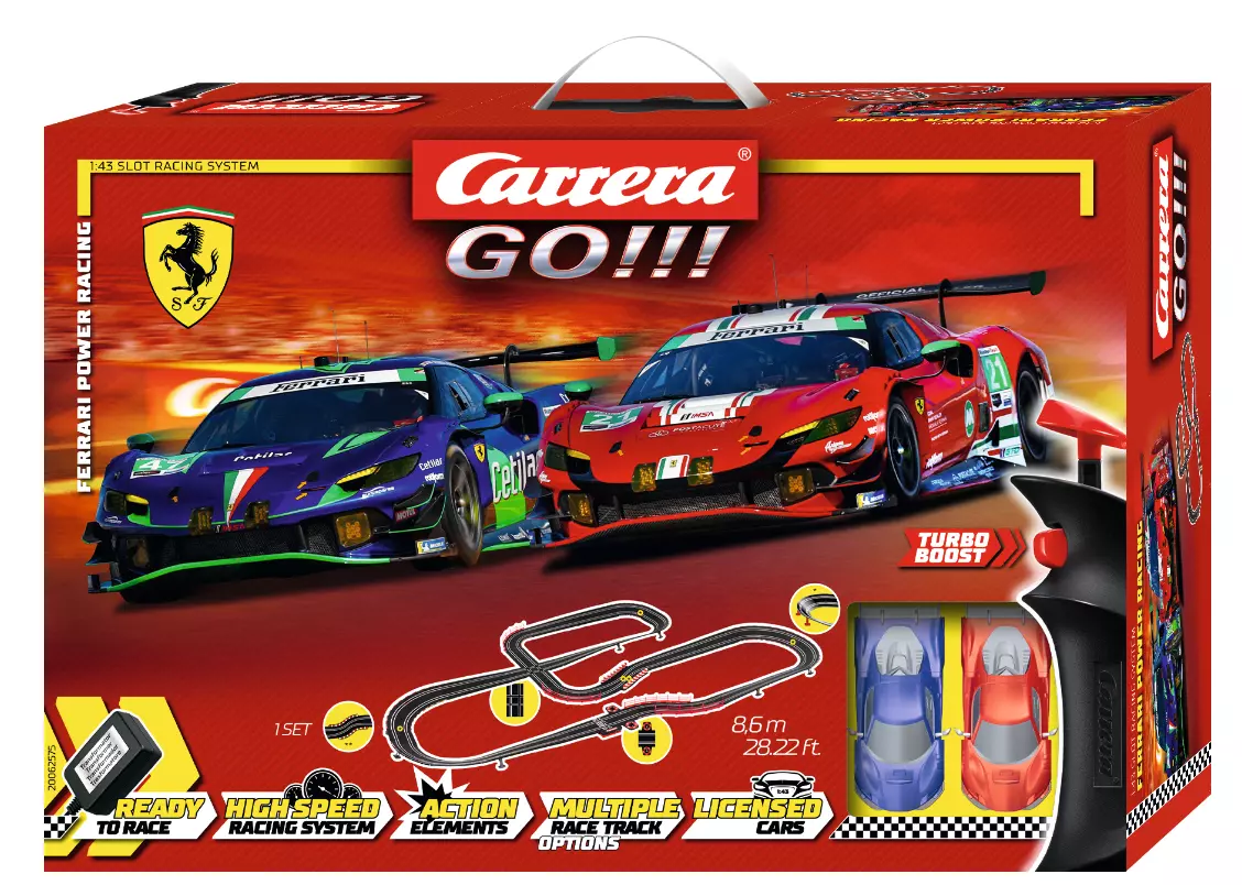 Coffret Ferrari Power Corsa - Carrera CA62575 - 1/43