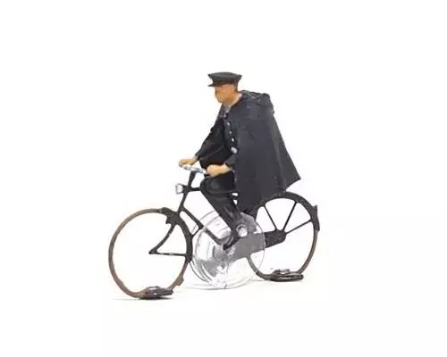 Ciclista della polizia francese degli anni '60 Magnorail KKi-1 - HO 1/87 - già montato