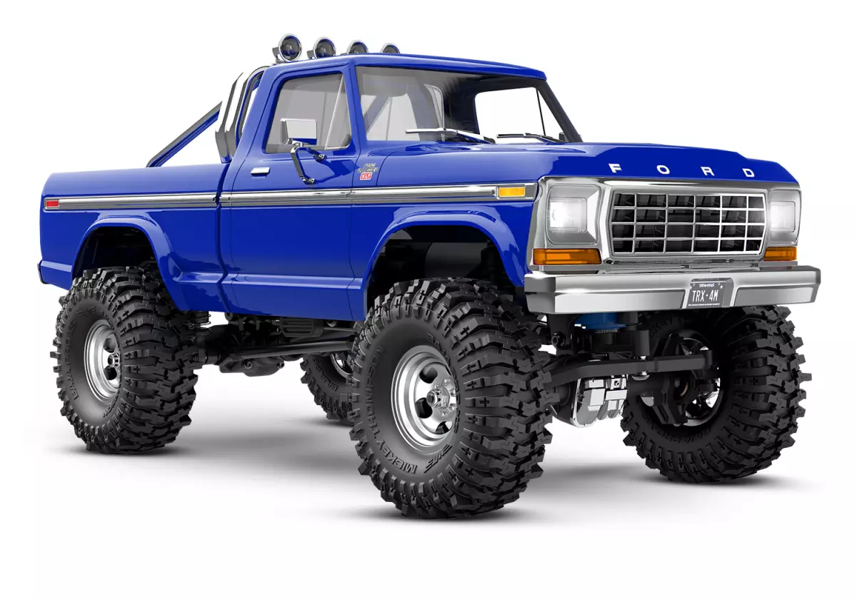 Crawler - TRX-4M Ford F-150 Ranger XLT blu 100% RTR - Traxxas 97044-1-BLUE - 1/18