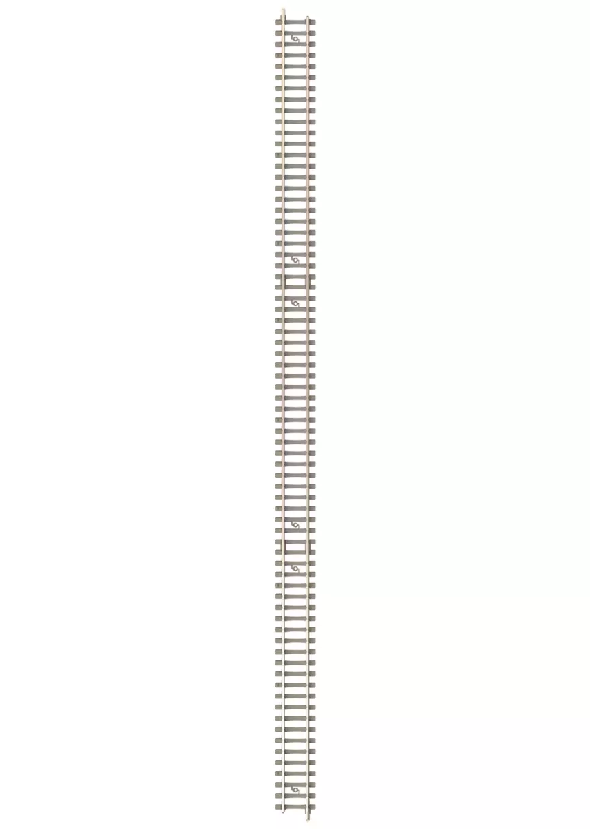Traversina diritta in calcestruzzo - Minitrix 14502 - N 1/160 - Codice 60 - Lunghezza 312,6 mm - 2R