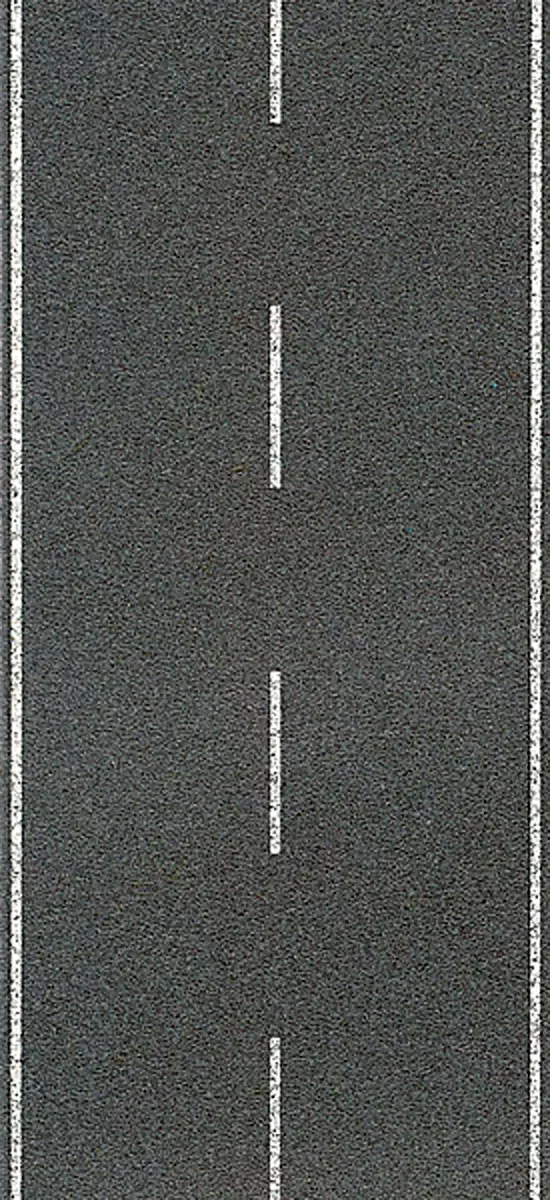 Strada in cemento a 2 corsie 100x8 cm