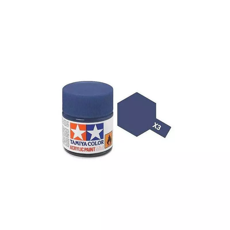 Vernice acrilica - Blu reale BRILLANT X3 - TAMIYA 81503 - 10 mL