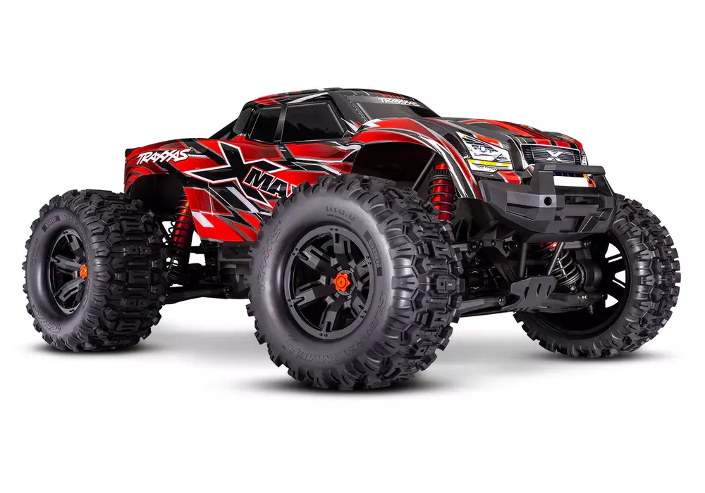 X-Maxx Belted 8S 4wd Brushless Radio TQi & TSM iD RTR - Traxxas 77096-4-RED - 1/8