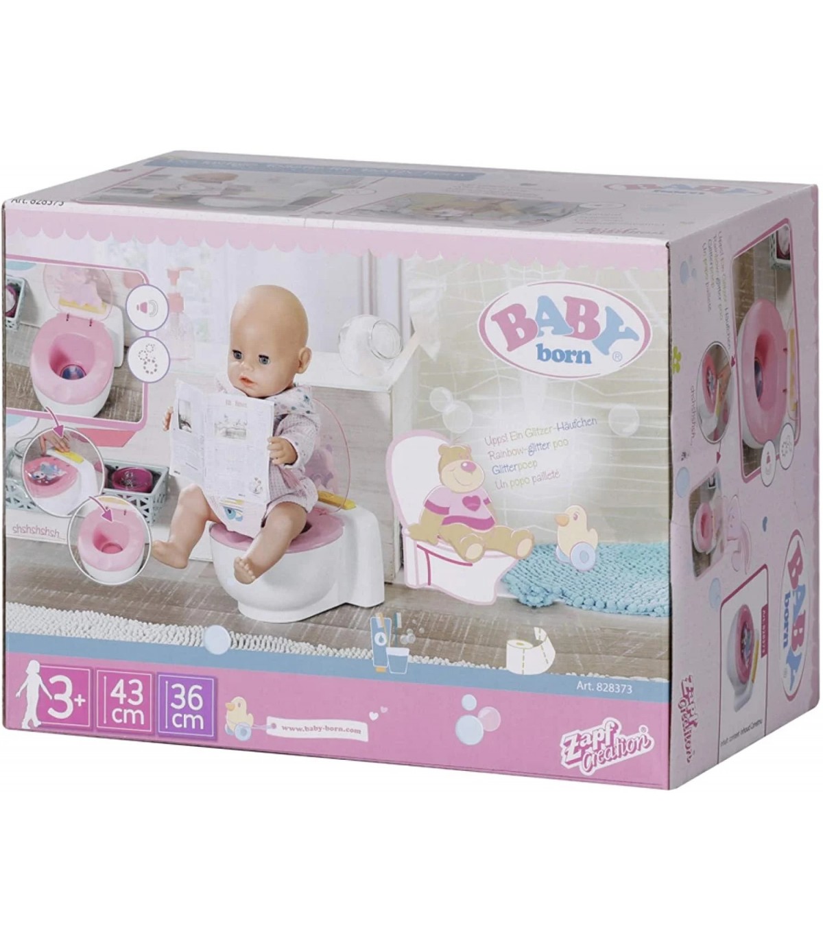 BABY born Bath Poo-PooToilet