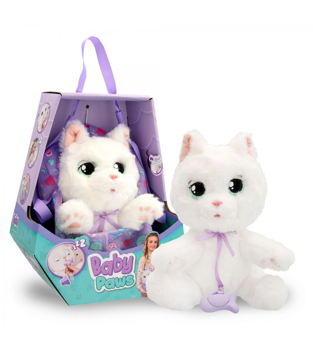 BABY PAWS W2 WHITE CAT