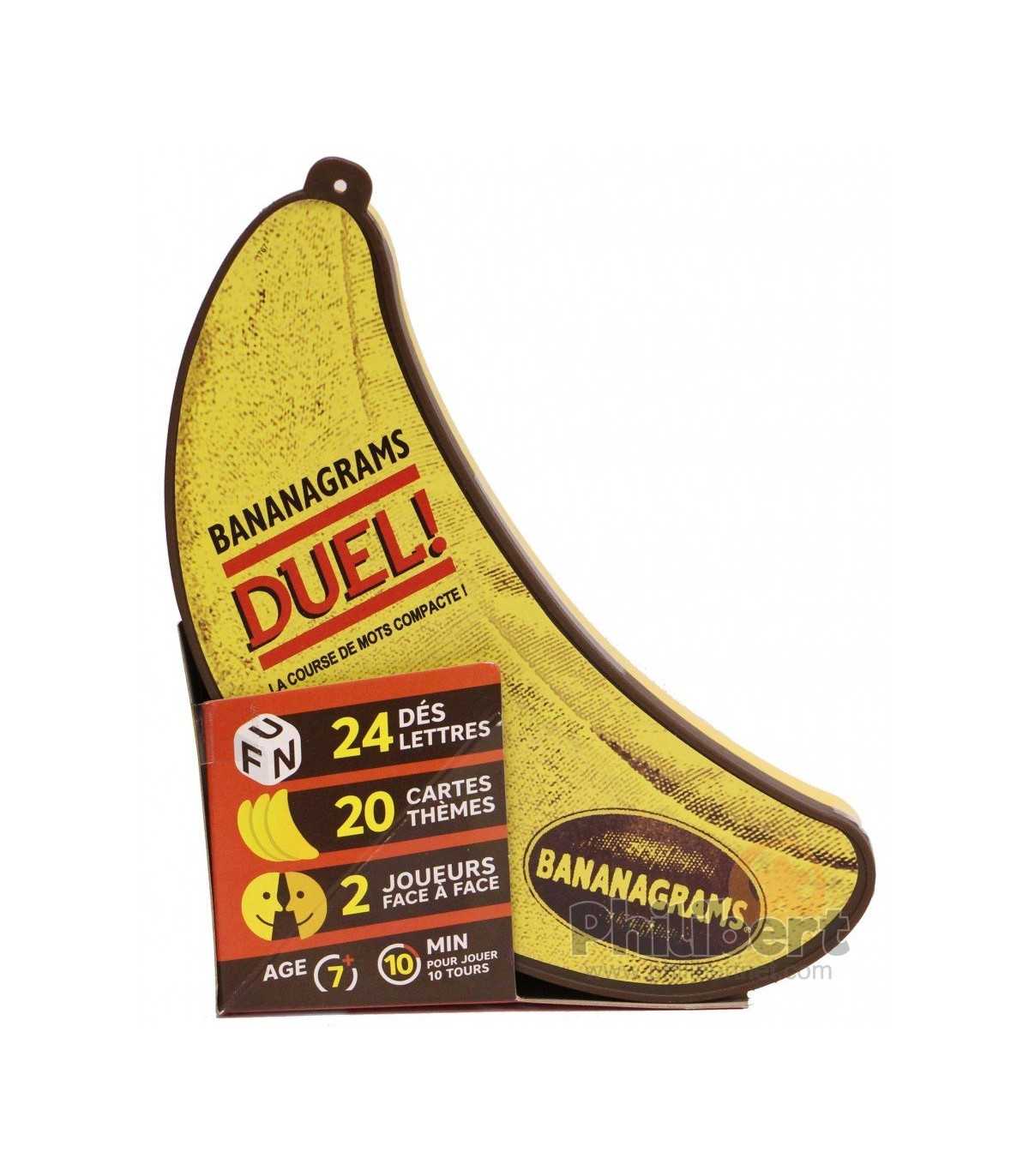 Bananagrams Duel! - Gioco di Parole per 2 Giocatori, Sfida la Tua Mente, Divertente e Veloce, Durata 10 Minuti, Ideale per Famig