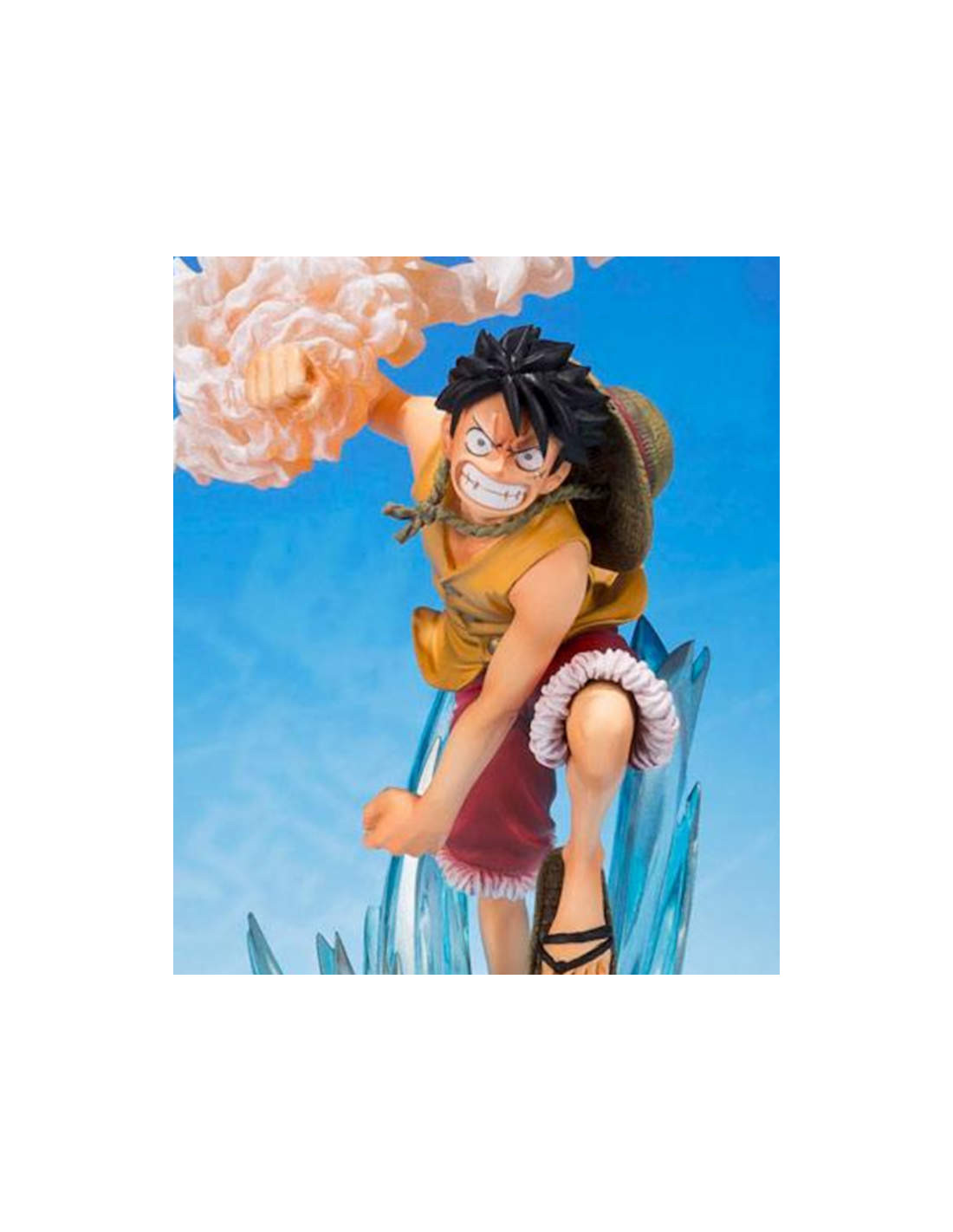 BANDAI FIGUARTS ZERO ONE PIECE BROTHER'S BOND - LUFFY PVC STATUE NEW NUOVO