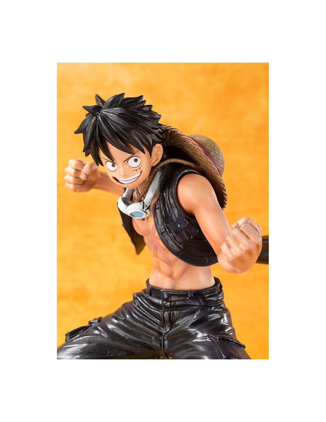 BANDAI FIGUARTS ZERO ONE PIECE MOVIE GOLD MONKEY D. LUFFY RUFY RUBBER FIGURE NEW