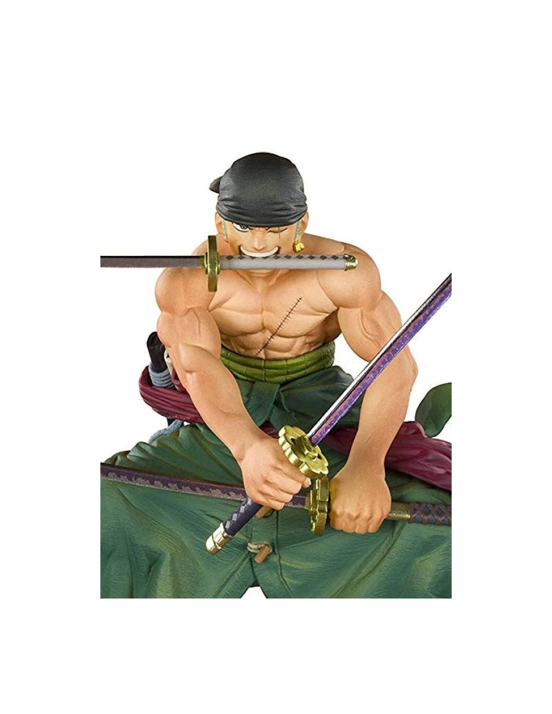 BANDAI FIGUARTS ZERO ONE PIECE PIRATE HUNTER ZORO PVC STATUE NEW NUOVO