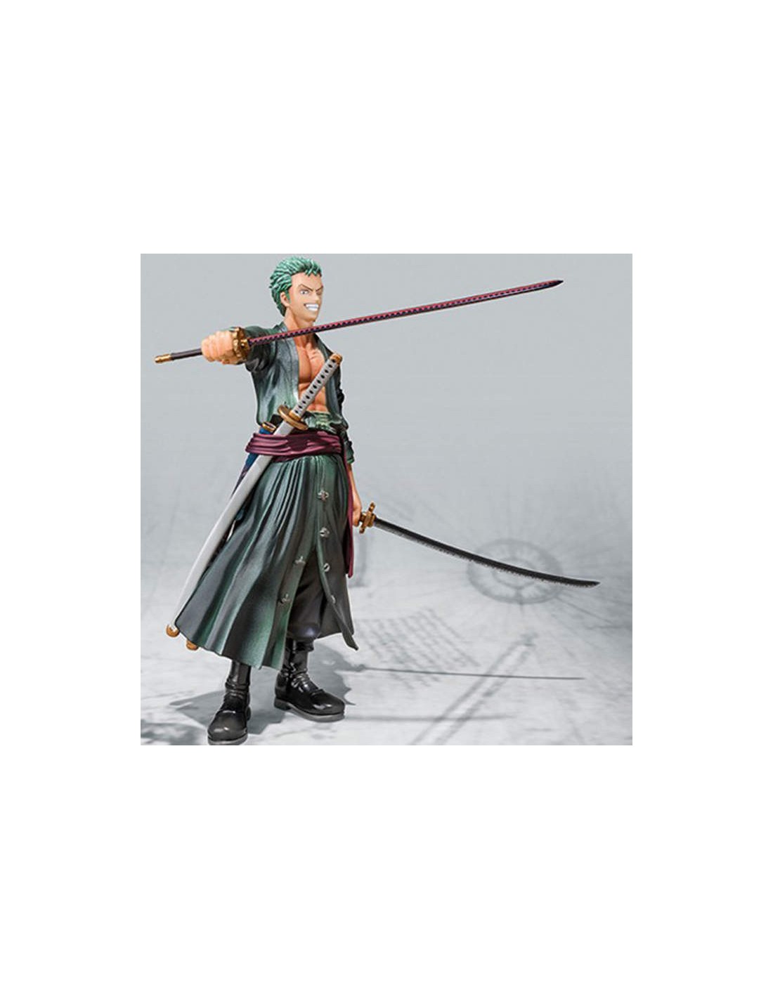 BANDAI FIGUARTS ZERO ONE PIECE RORONOA ZORO WEB EXCLUSIVE COLOR NEW LUFFY RUFY
