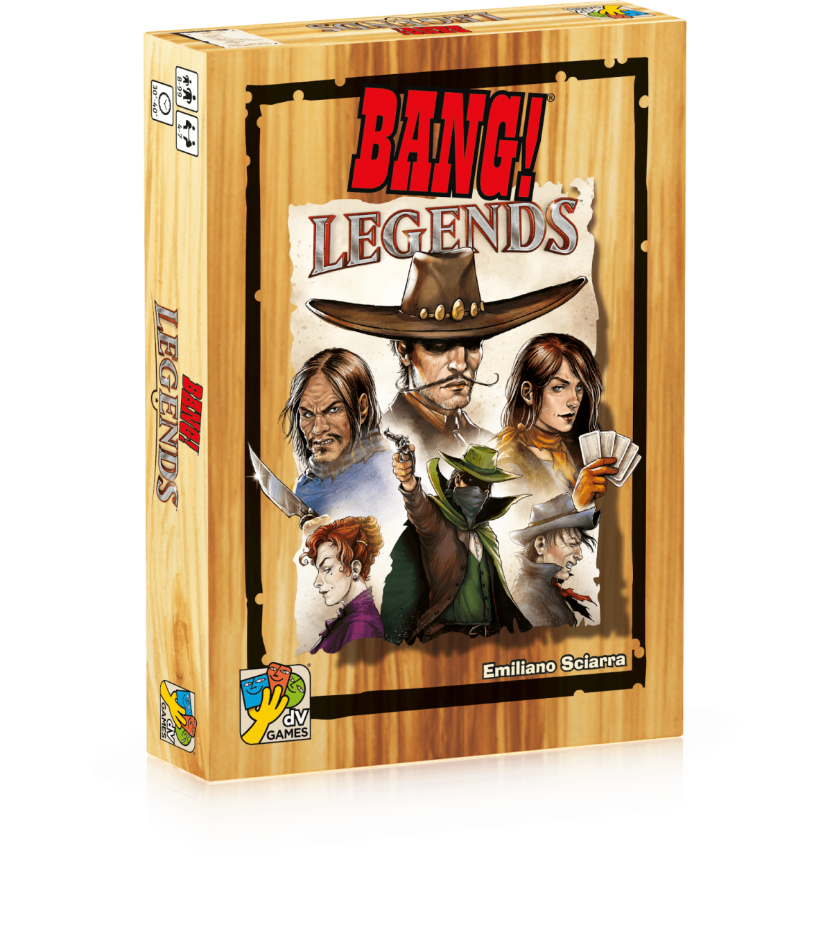 BANG! Legends: Espansione Epica del Vecchio West per 4-7 Giocatori - Avventure e Imprese Eroiche nel Gioco di Carte Divertente