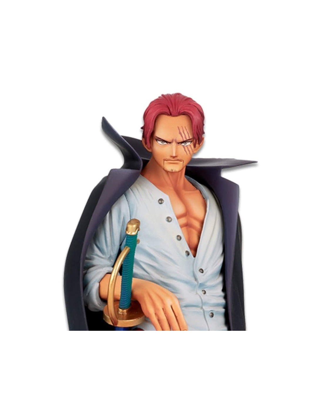 BANPRESTO CHRONICLE MASTER STARS PIECE ONE PIECE THE SHANKS PVC STATUE NEW