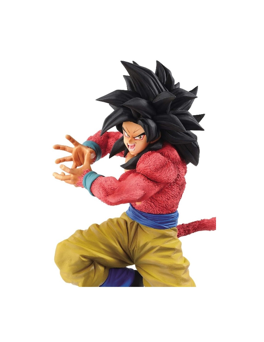 BANPRESTO DRAGONBALL GT GOKU SUPER SAIYAN 4 KAMEHAMEHA PVC FIGURE NEW! NUOVO