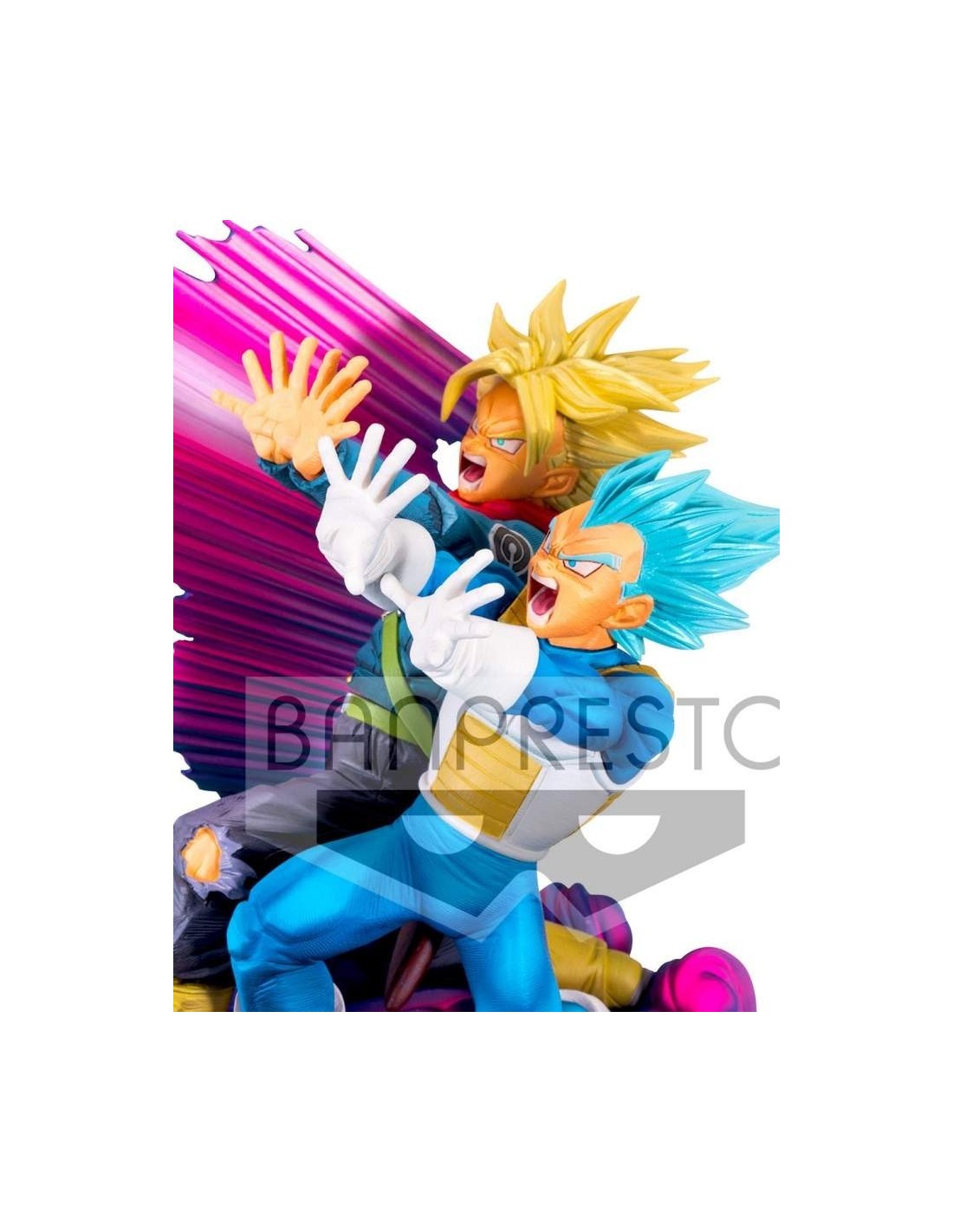 BANPRESTO DRAGONBALL SUPER VEGETA & TRUNKS DIORAMMA THE BRUSH PVC FIGURE NEW