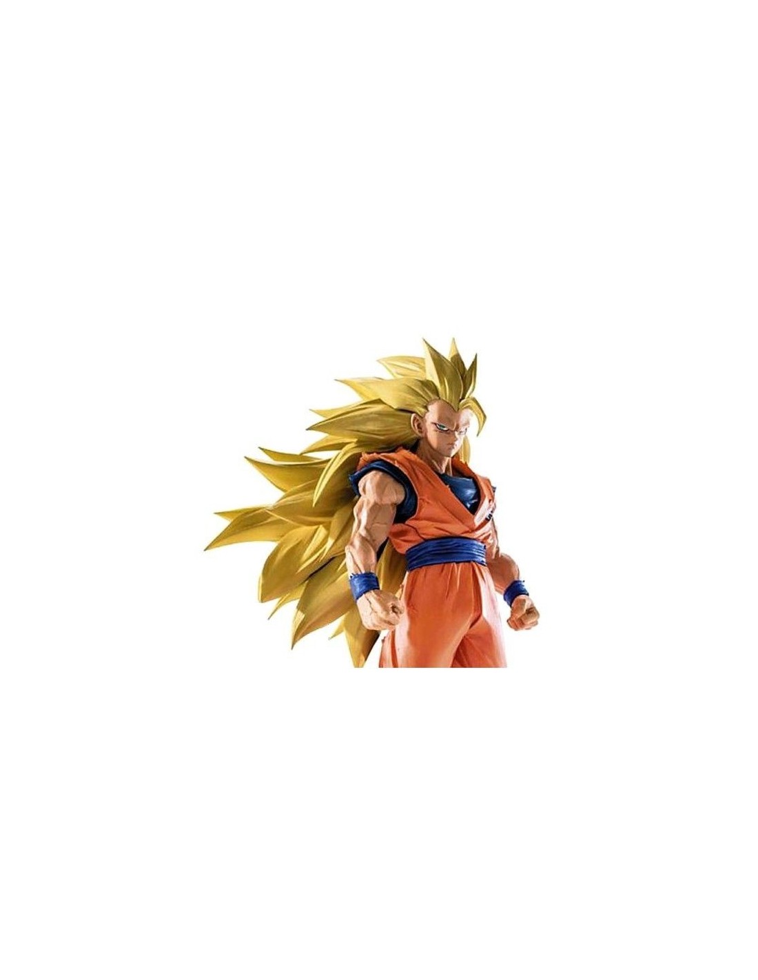 BANPRESTO DRAGONBALL Z SCULTURES COLOSSEUM 6 SUPER SAIYAN 3 GOKU PVC FIGURE B