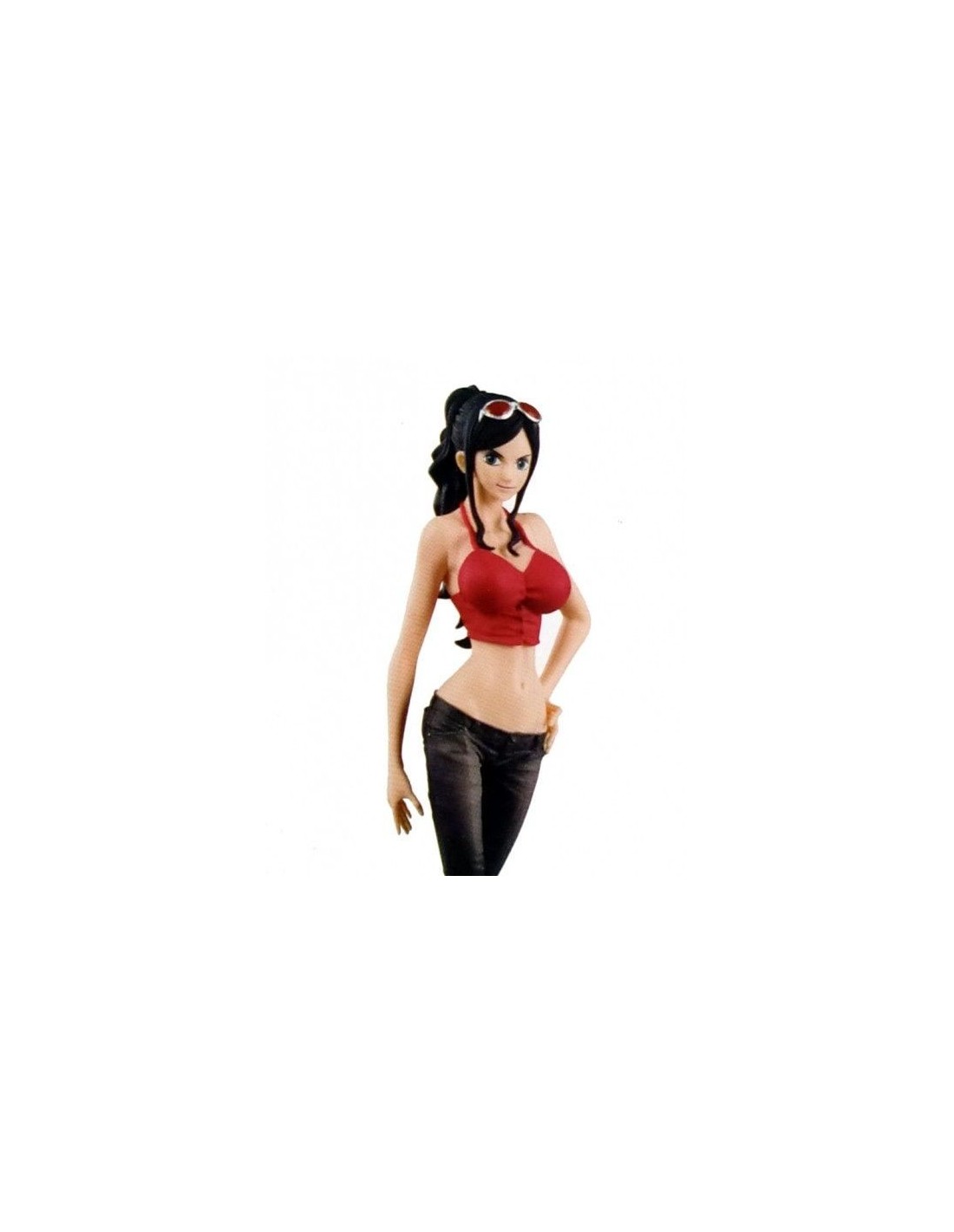 BANPRESTO ONE PIECE DXF JEANS FREAK 03 NICO ROBIN RED DRESS PVC STATUE FIGURE