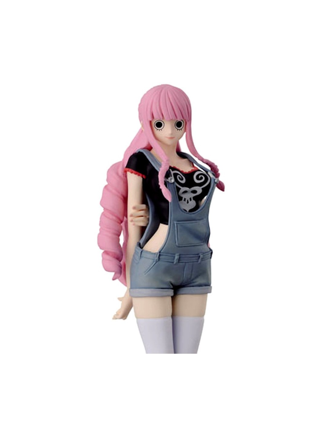 BANPRESTO ONE PIECE DXF JEANS FREAK PERONA BLACK SHIRT PVC STATUE FIGURE