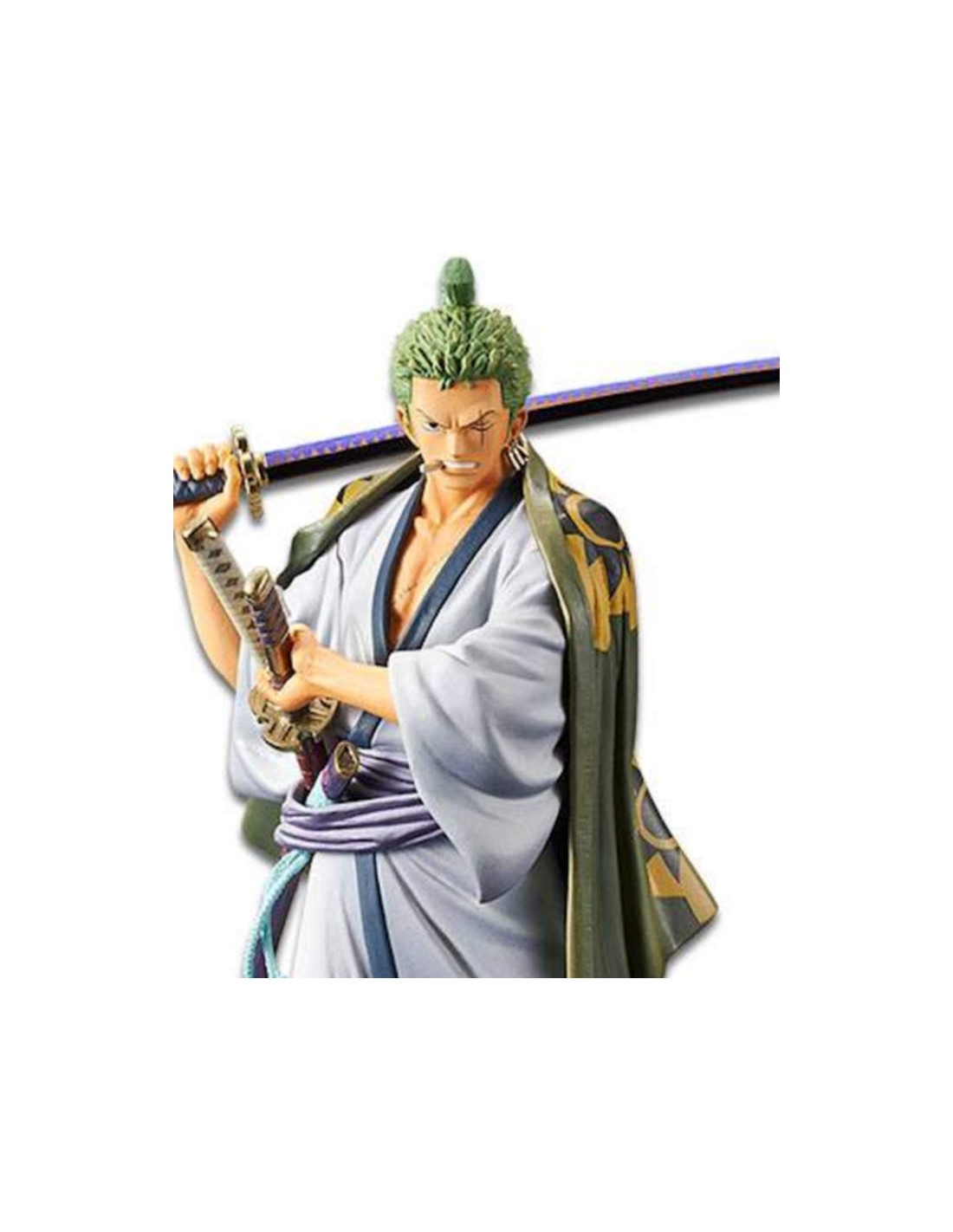BANPRESTO ONE PIECE DXF THE GRANDLINE MEN 2 WANOKUNI ZORO PVC STATUE NEW NUOVO